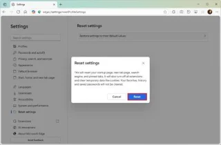 Як скинути налаштування до значень за замовчуванням у Microsoft Edge