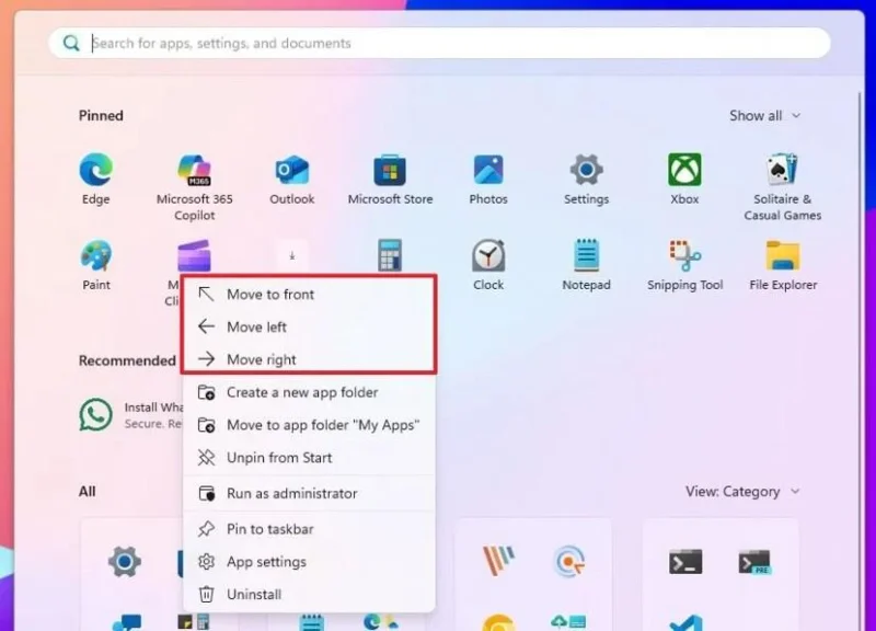 26120.4441 (KB5060816) versija, skirta „Windows 11“ naujoms funkcijoms ir pakeitimams (beta versija)
