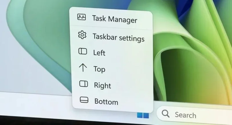 Windows 11 konečně vrací možnost změny polohy hlavního panelu s ukotvením nahoře, vlevo a vpravo. Windows 11 konečně vrací možnost změny polohy hlavního panelu s ukotvením nahoře, vlevo a vpravo.
