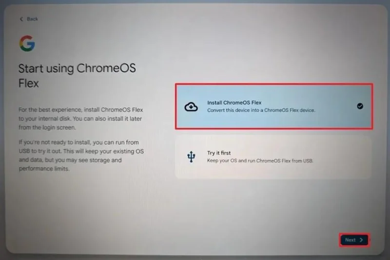 Kaip įdiegti „ChromeOS Flex“, kad galėtumėte perjungti iš „Windows 10“ į „Windows“