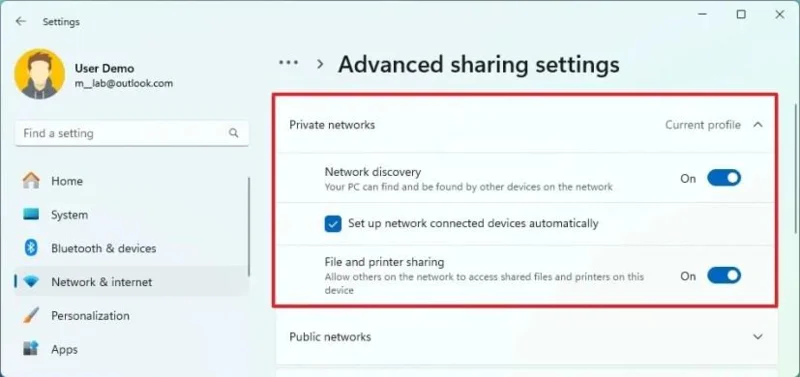 Kaip bendrinti failus su kitais kompiuteriais namų tinkle sistemoje „Windows 11“