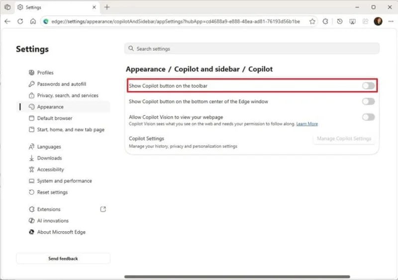 Kaip išjungti arba pašalinti „Copilot“ iš „Windows 11“