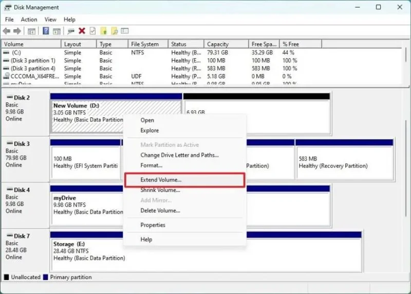 Kaip pakeisti skaidinio dydį sistemoje „Windows 11“