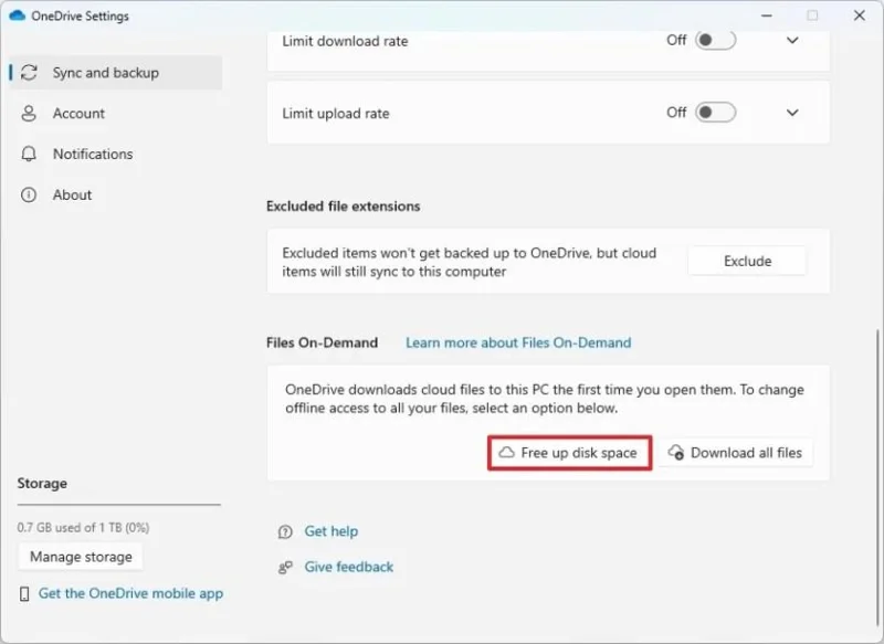 Kaip atlaisvinti vietos saugykloje sistemoje „Windows 11“