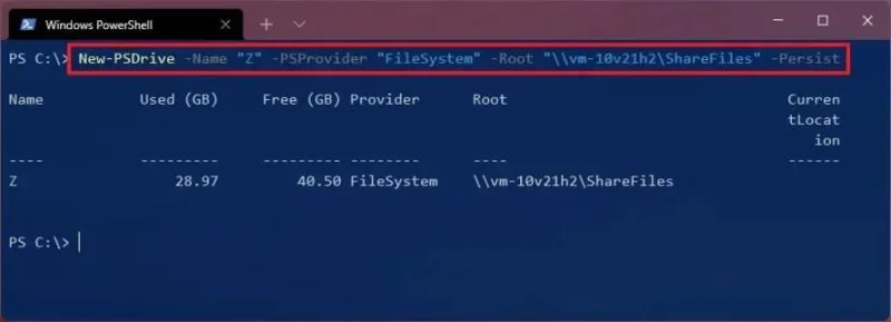 Kaip susieti tinklo diską sistemoje „Windows 11“