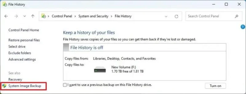 Kaip sukurti pilną atsarginę kopiją „Windows 11“ sistemoje išoriniame USB diske