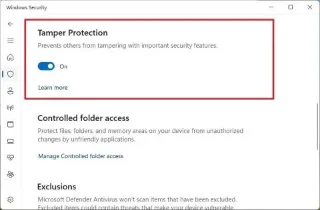 Kuinka poistaa Defender Antivirus pysyvästi käytöstä Windows 11:ssä