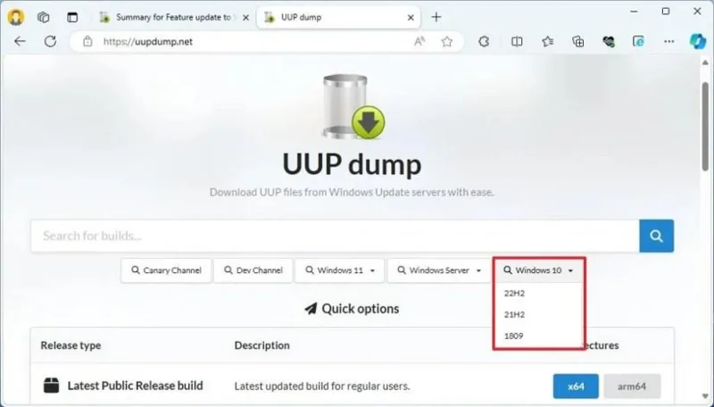 Kaip atsisiųsti senesnes „Windows 10“ (2026 m.) ISO versijas