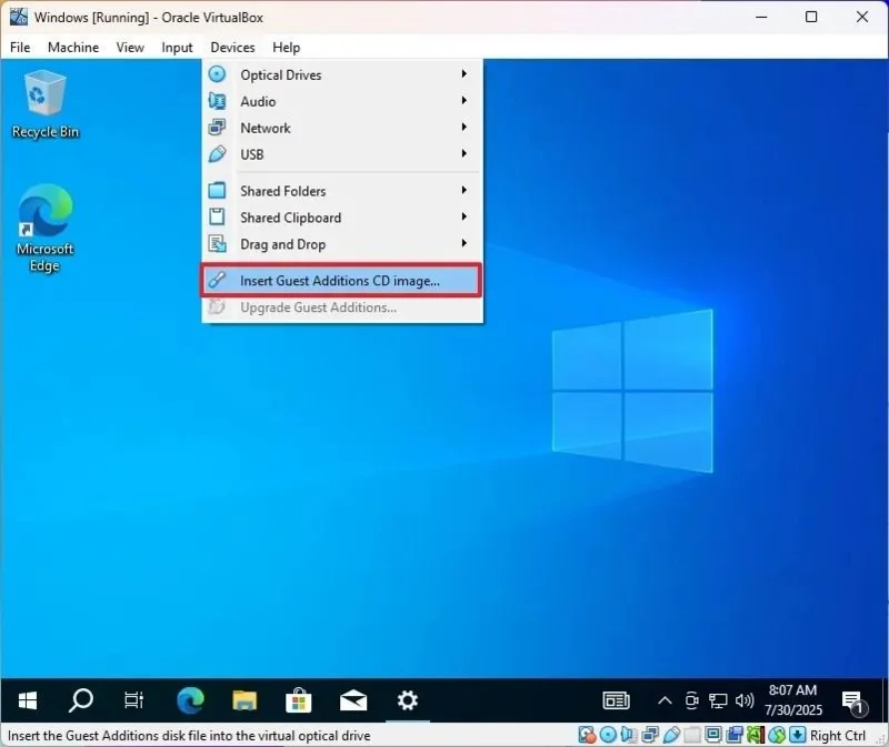Kako instalirati dodatke za goste za Windows 11 (ili 10) na VirtualBox