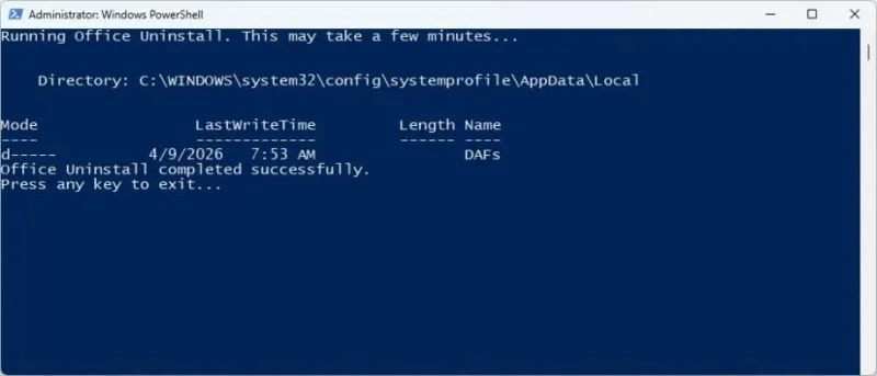 Як повністю видалити програми Microsoft 365 або Office 2024 у Windows 11
