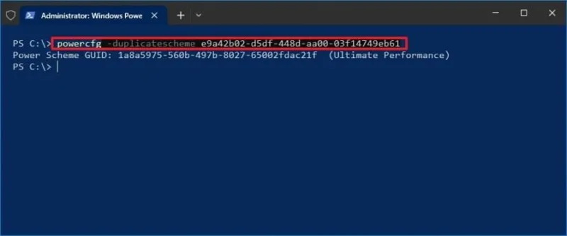 Ako povoliť režim napájania Ultimate Performance v systéme Windows 11, 10