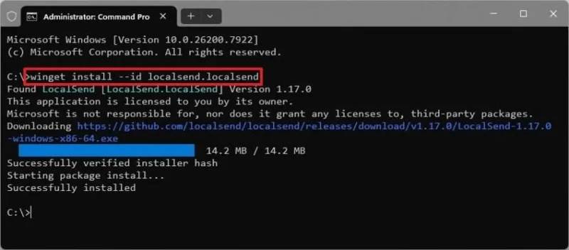 Kaip naudoti „LocalSend“ sistemoje „Windows 11“ failams perkelti tinkle