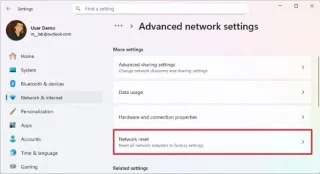 Slik tilbakestiller du Ethernet-nettverkskortet i Windows 11