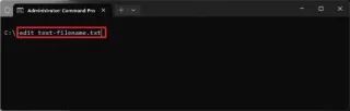 Як встановити (новий) текстовий редактор командного рядка Microsoft Edit у Windows 11