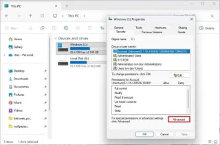 Як виправити помилку Диск C на ПК Samsung недоступний (доступ заборонено) у Windows 11