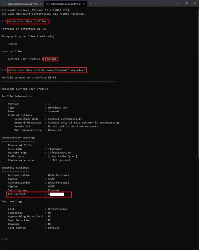 Kaip greitai rasti „Wi-Fi“ slaptažodį sistemoje „Windows 10“